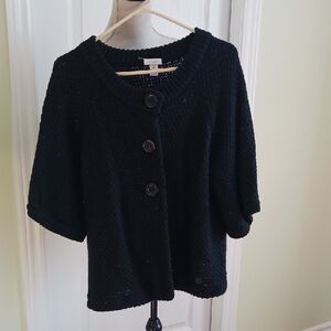 Chico's Size 2 Chic Black Sweater